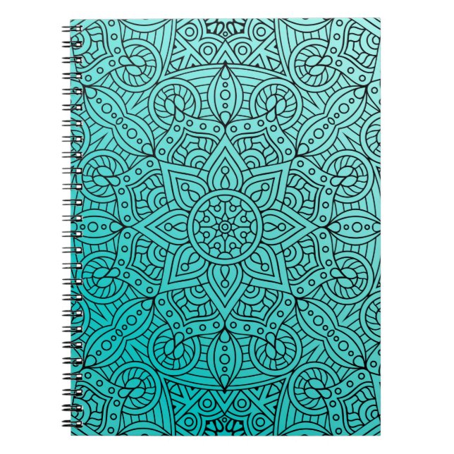 Luxus Mandala 38 Notizblock (Vorderseite)