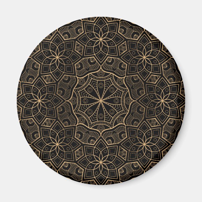 Luxus Mandala 3 Magnet (Vorne)