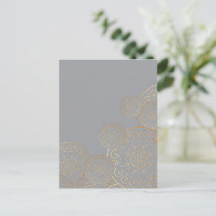 Luxus Mandala 49 Feiertagspostkarte