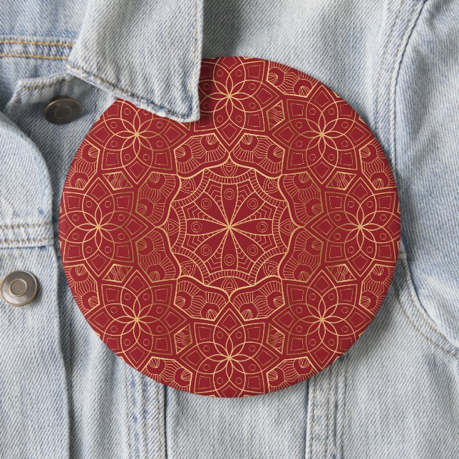 Luxus-Mandala 6 Button (Beispiel)