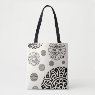 Luxus-Mandala-Kunst-Schulter-Tote-Tasche