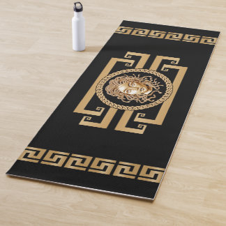 Luxus Medusa Black & Gold Yogamatte