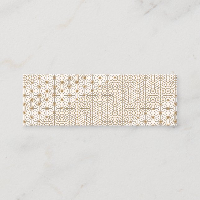 Luxus Mini Visitenkarte (Vorderseite)