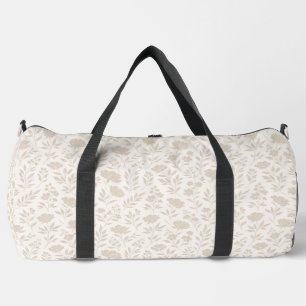 Luxus-Minimal-Botanikmuster Duffle Bag
