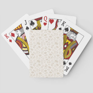 Luxus-Minimal-Botanikmuster Spielkarten