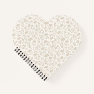 Luxus Minimal Botanisches Muster Notizbuch