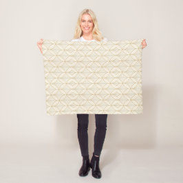 Luxus-Minimal-Geometrie-Nahtloses Muster Fleecedecke