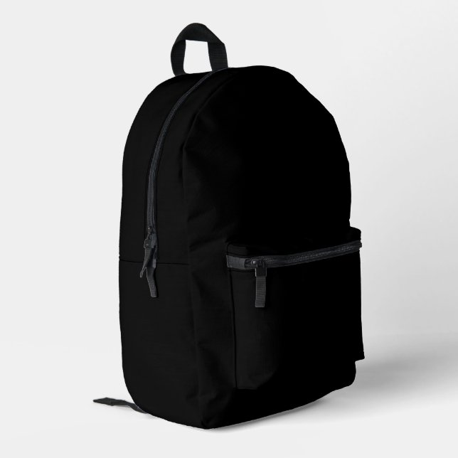 Luxus-Minimalist Back to School Bedruckter Rucksack (Rückseitige Ecke links)