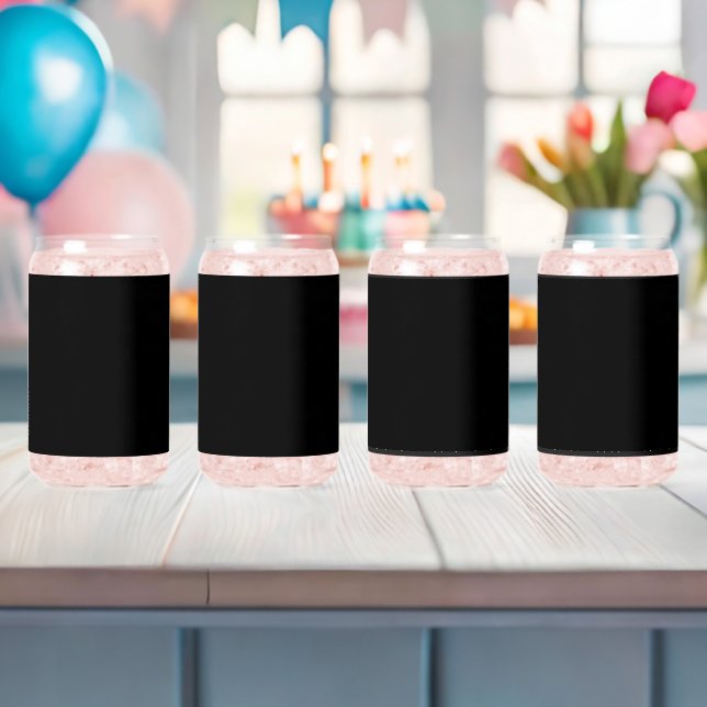 Luxus-Minimalist-Black-Weihnachtskollektion Dosenglas (Insitu (Baby Party))