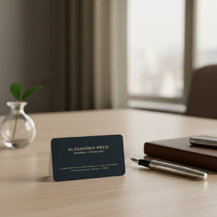 Luxus-Minimalist Modernes professionelles Tiefna Visitenkarte