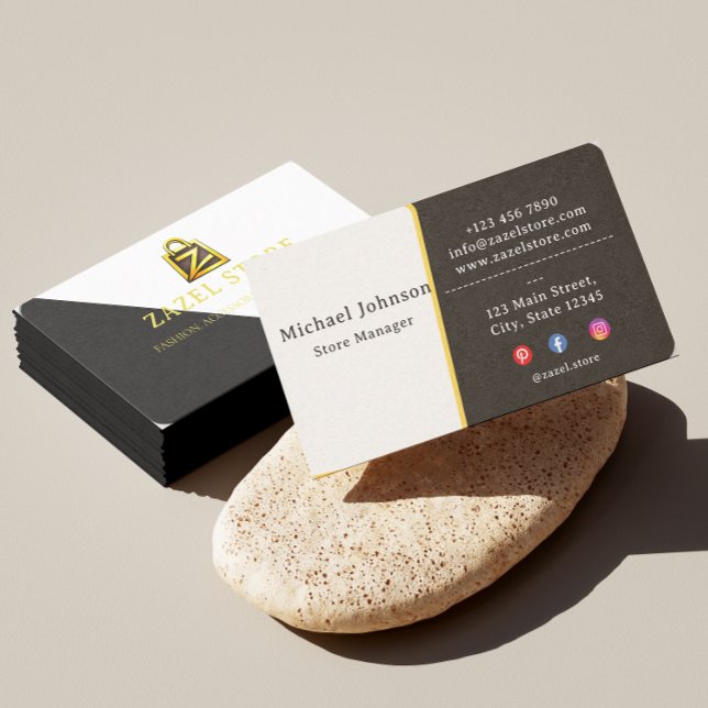Luxus Minimalist Professionelle Visitenkarte (Von Creator hochgeladen)