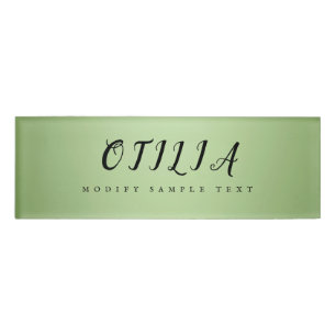 Luxus Mint Green Beauty Salon Mitarbeiter Name Abz Namenschild