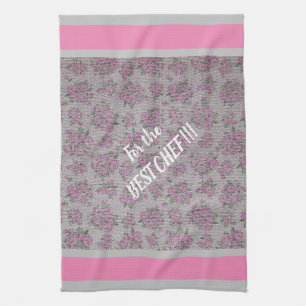 Luxus Moderne Antike Florale Rose Geschirrtuch