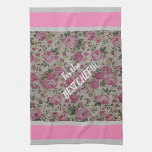 Luxus Moderne Antike Florale Rose Geschirrtuch
