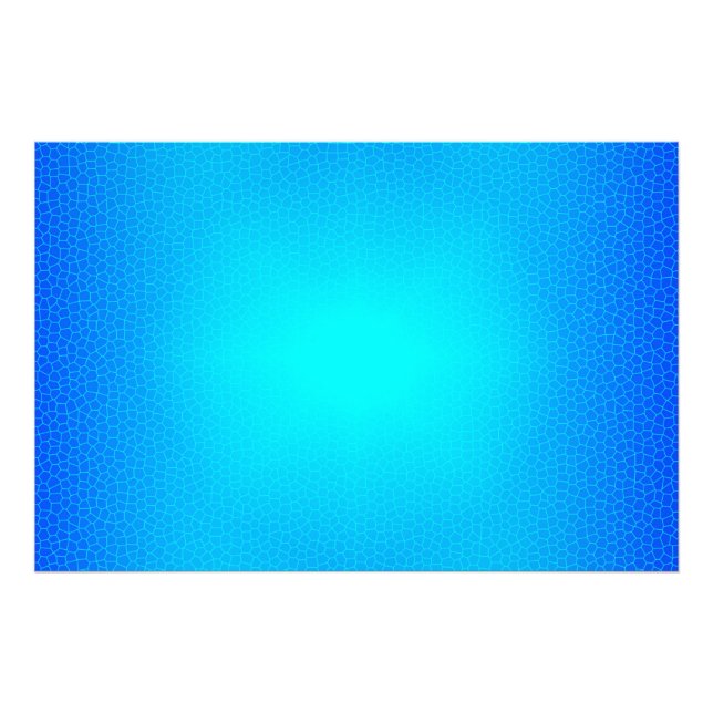 Luxus Moderne Blue Art Sky So festes Glas Fotodruck (Vorne)