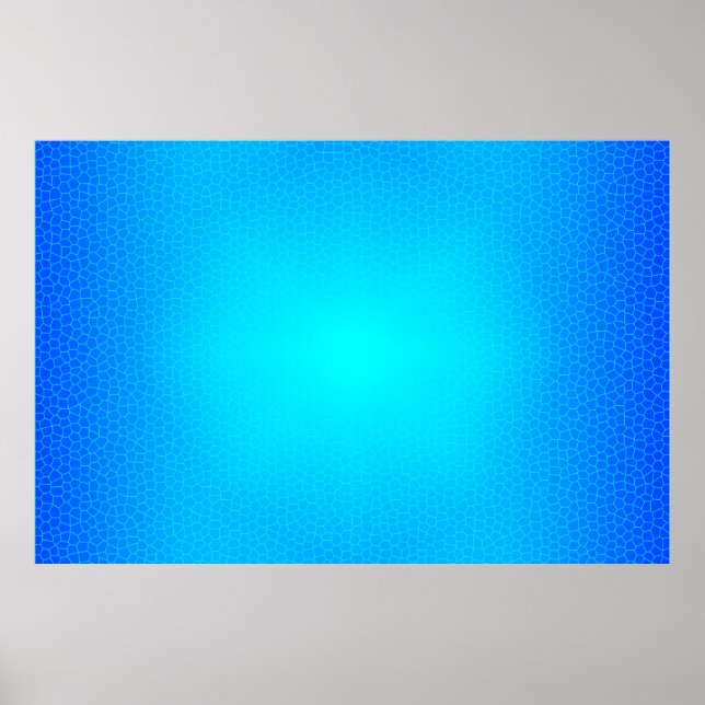 Luxus Moderne Blue Art Sky So festes Glas Poster (Vorne)