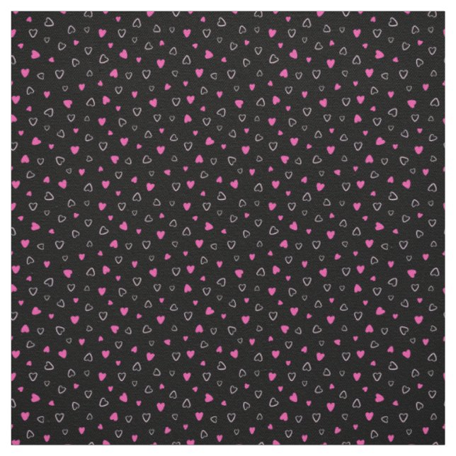 Luxus Moderne Elegante Liebe Herz Stoff (Muster)