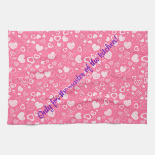 Luxus Moderne Elegante Liebe Rosa Herz Geschirrtuch