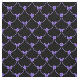 Luxus Moderne Lila Blumen-Schmetterlinge Stoff