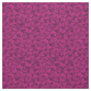 Luxus Moderne Lila Blumen-Schmetterlinge Stoff