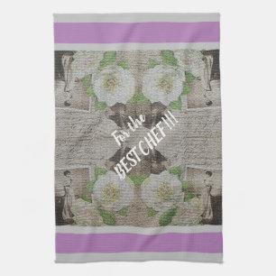 Luxus Moderne Vintage Rose Geschirrtuch