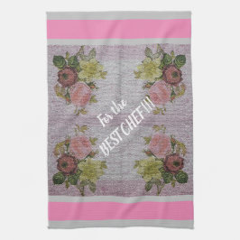 Luxus Moderne Vintage Rose Geschirrtuch