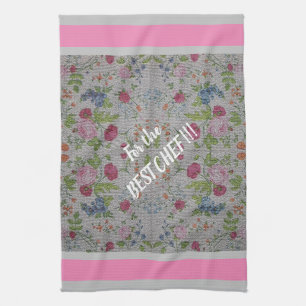 Luxus Moderne Vintage Rose Geschirrtuch