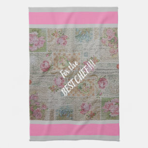 Luxus Moderne Vintage Rose Geschirrtuch