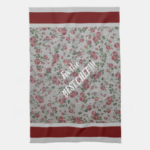 Luxus Moderne Vintage Rose Geschirrtuch