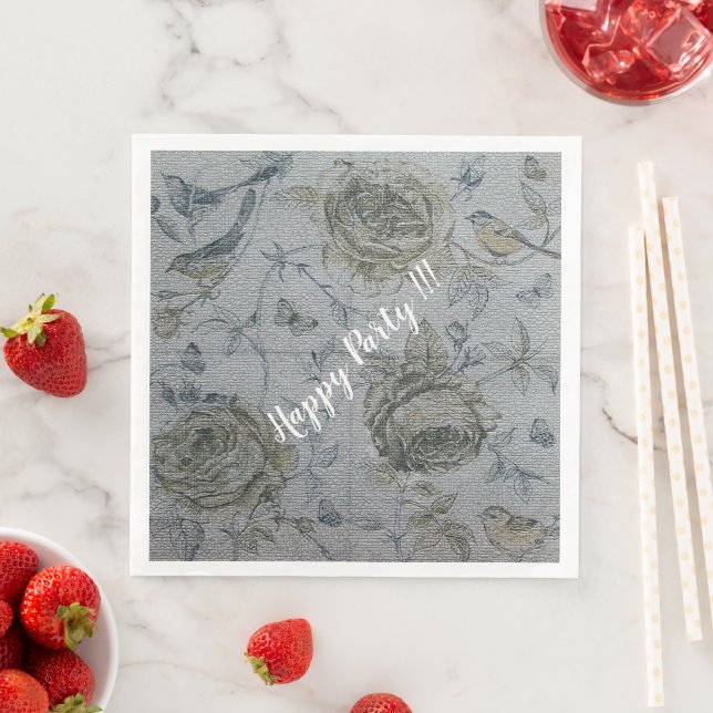 Luxus Moderne Vintage Rose Serviette (Beispiel)