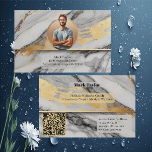 Luxus moderner ganzheitlicher Wellness-Coach Alkoh Visitenkarte