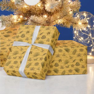 Luxus Moderner Tropischer Schmetterling Geschenkpapier