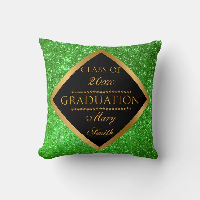 Luxus Moderner, umweltfreundlicher Glitzer Kissen (Vorderseite)