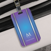 Luxus Modernes Minimal Abstraktes Violet Blau