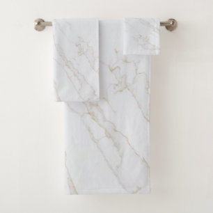 Luxus Modernes Oro White Badhandtuch Set