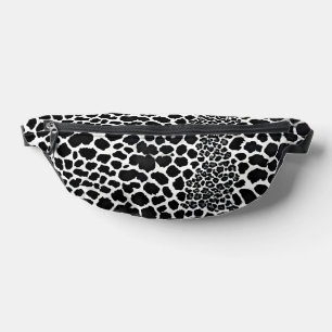 Luxus Modernes White Leopard Elegante Collection Bauchtasche