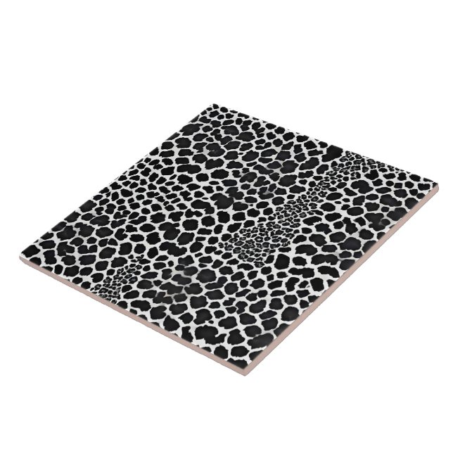 Luxus Modernes White Leopard Elegante Collection Fliese (Seite)