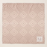 Luxus Muster Rose Gold Personalisiert Schal<br><div class="desc">Luxuriöse Muster Rose Gold Personalisiertes Design. Sie sind herzlich eingeladen,  meinen Laden für schönere Produkte zu besuchen.</div>