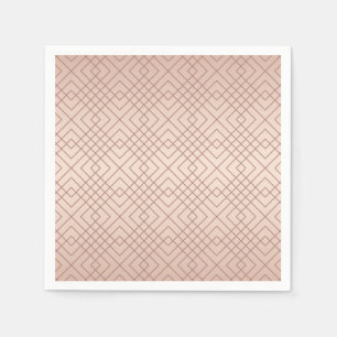 Luxus Muster Rose Gold Serviette