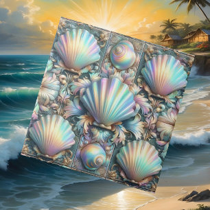 Luxus-Nautik-Dekor   Opal-Muscheln Strandhaus Fliese