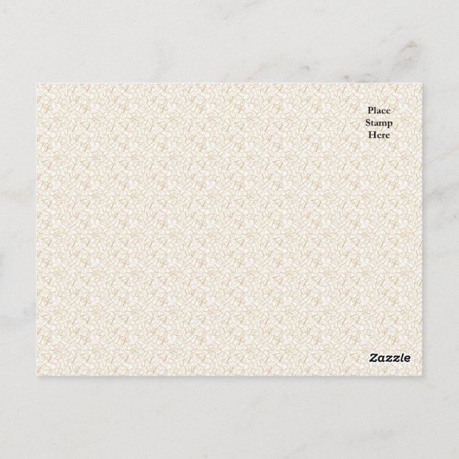 Luxus neutrale Postkarten | Elegant Minimalistisch (Rückseite)