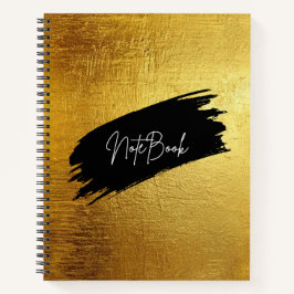 Luxus-Notizbuch mit Goldfolie Notizbuch