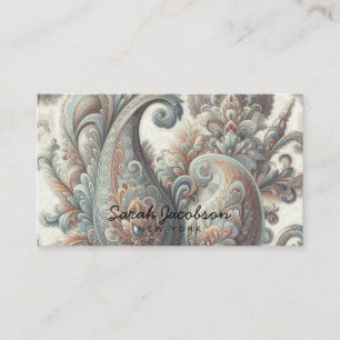 Luxus-Opal-Paisley Visitenkarte