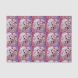 Luxus Opaleszenz Peonies Rose Gewebepapier Seidenpapier