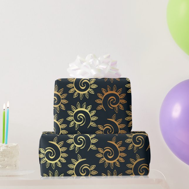 Luxus-Ornamente 39 Geschenkpapier (Partygeschenke)
