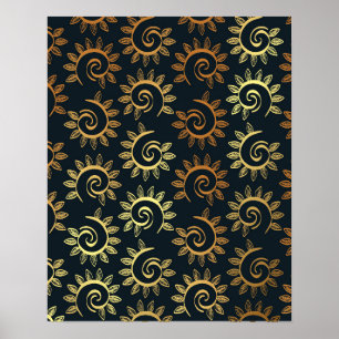 Luxus-Ornamente 39 Poster