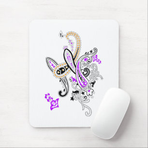 Luxus-Paisley-Botanik-Mauspad Mousepad
