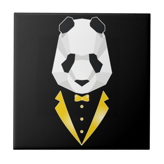 Luxus-Panda Fliese (Vorderseite)