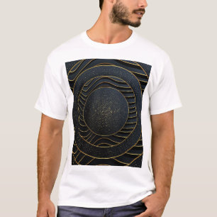 Luxus Papier schneiden goldene Hintergründe. T-Shirt