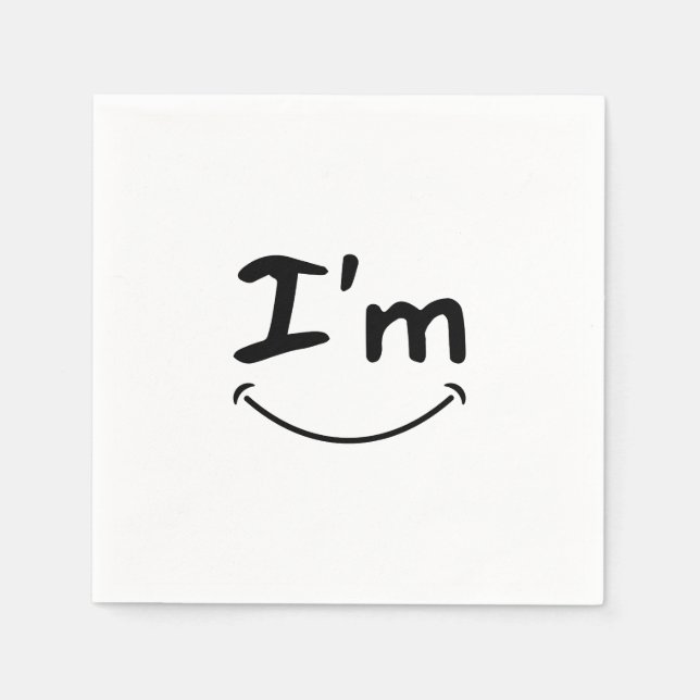 Luxus-Papierserviette Serviette (Vorderseite)